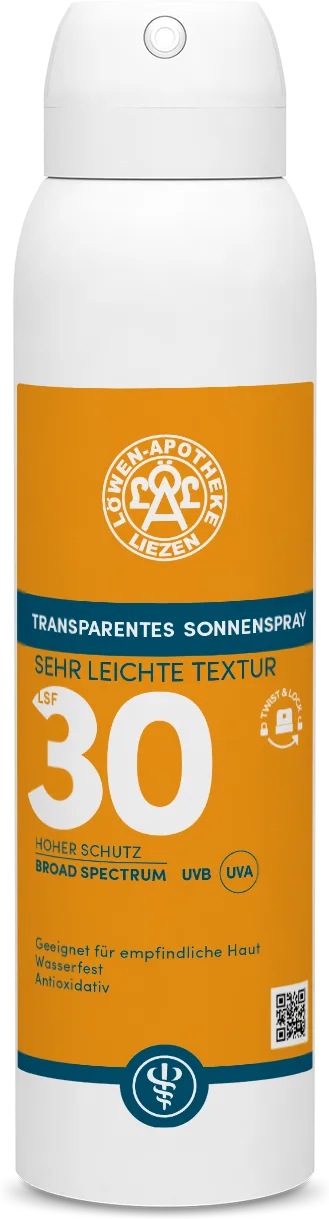Transparentes Sonnenspray LSF 30