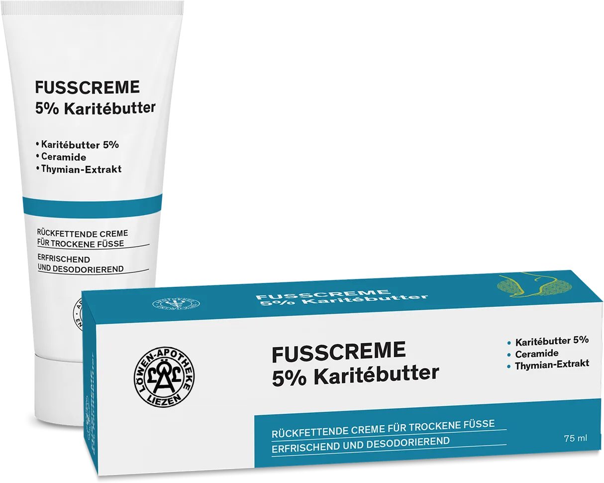 Fußcreme 5 % Karitébutter